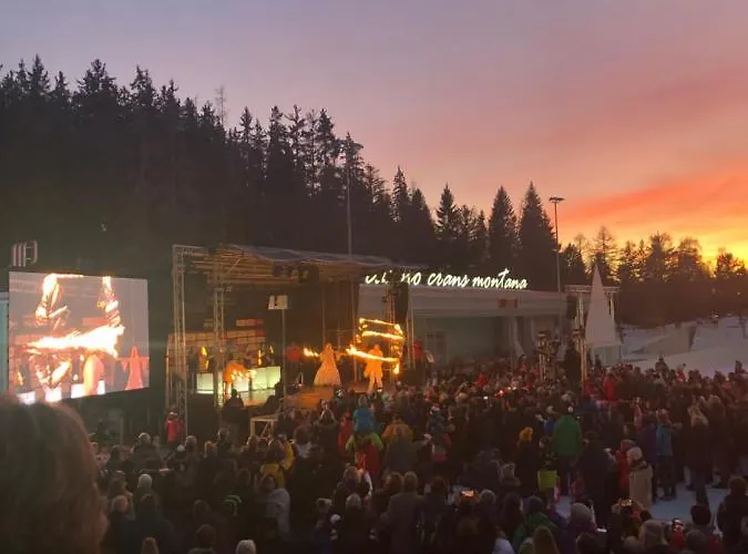 Lägenhet Magnifique A Quelques Pas Des Remontees Mecaniques Et Centre Montana Crans-Montana
